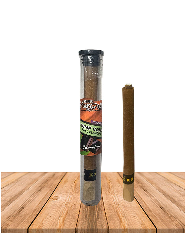 Hemp Cone Chocolate con punta de Madera