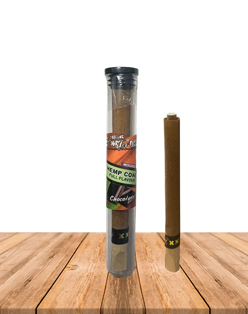 Hemp Cone Chocolate con punta de Madera 1