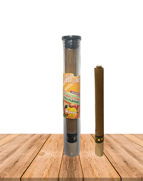 Hemp Cone Mango con punta de Madera