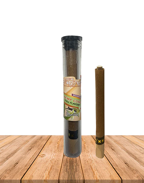 Hemp Cone Vainilla con punta de Madera