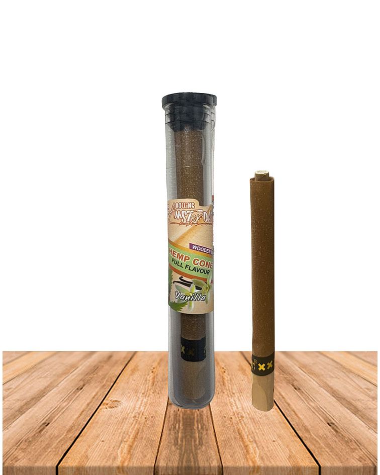 Hemp Cone Vainilla con punta de Madera