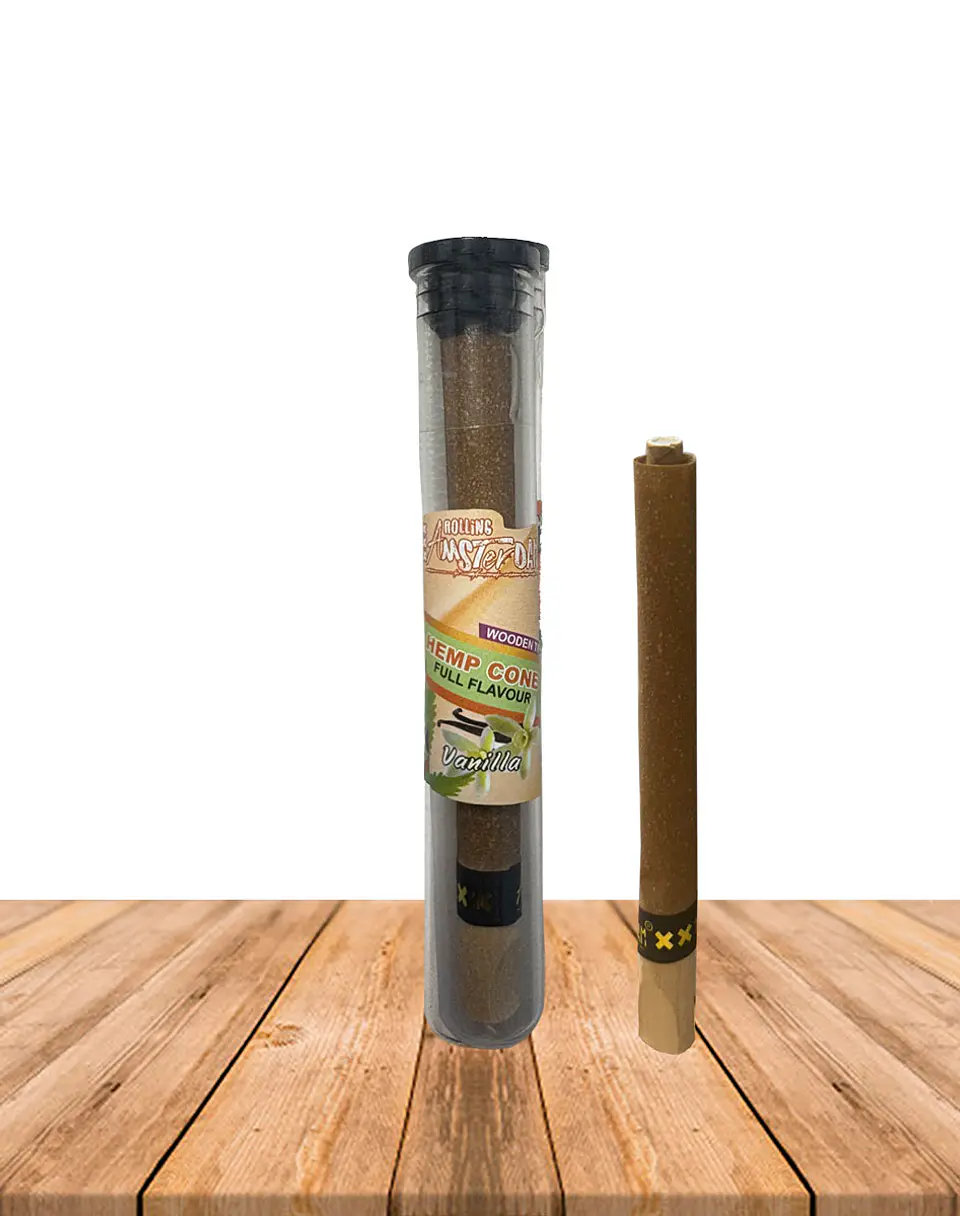Hemp Cone Vainilla con punta de Madera 1