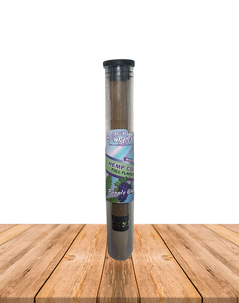 Hemp Cone Uva Morada con punta de Madera