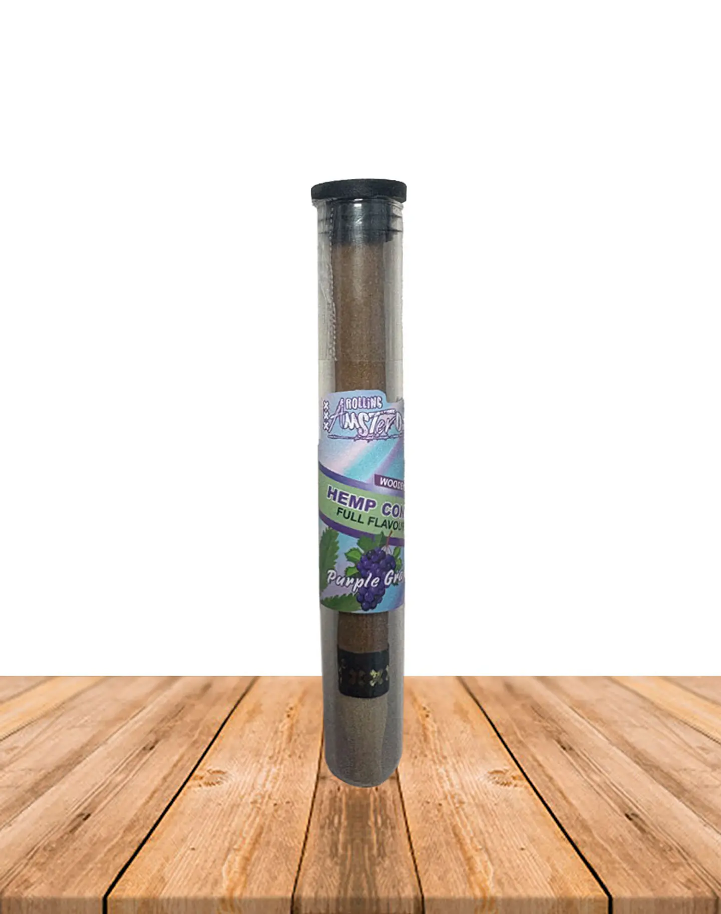 Hemp Cone Uva Morada con punta de Madera 1