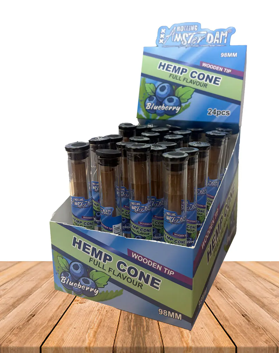 Hemp Cone Arándano con punta de Madera 3