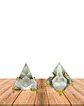 Pirámide de Cristal Con Base  4cm JI23-247/JI25-43 - Miniatura 2