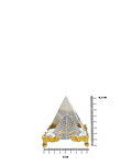 Pirámide de Cristal Con Base 6cm JI23-247/JI25-45