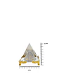 Pirámide de Cristal Con Base 6cm JI23-247/JI25-45 - Miniatura 3