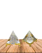 Pirámide de Cristal Con Base 6cm JI23-247/JI25-45 - Miniatura 2