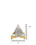 Pirámide de Cristal Con Base 7cm JI25-46