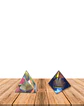 Pirámide de Cristal Color 4 cm JI25-55 - Miniatura 2