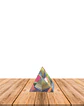 Pirámide de Cristal Color 5 cm JI25-56 - Miniatura 1
