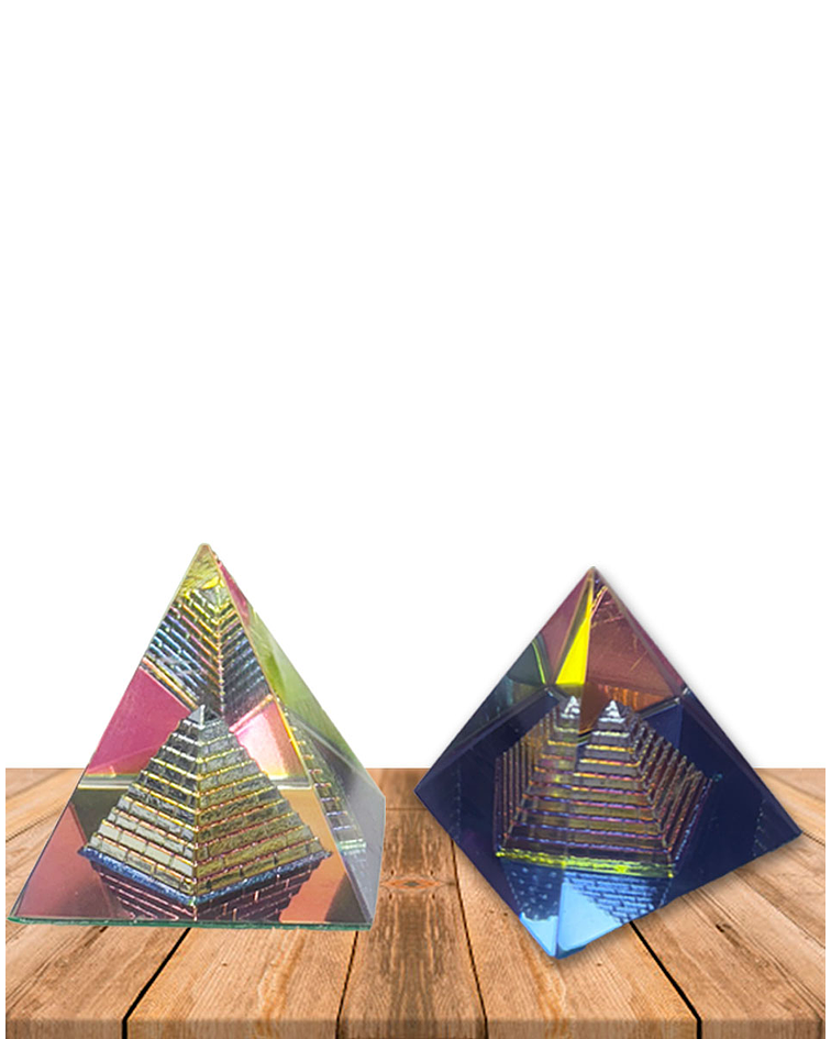 Pirámide de Cristal 8 cm JI25-59