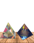 Pirámide de Cristal 8 cm JI25-59