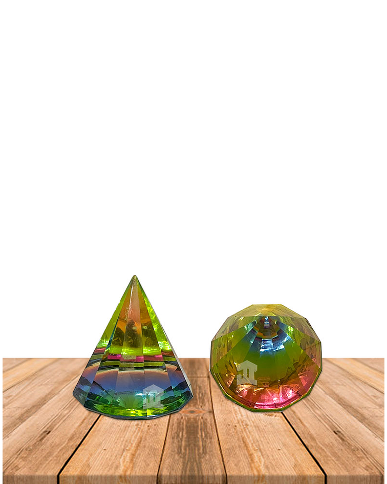 Pirámida Cristal Cono  5 cm JI25-123