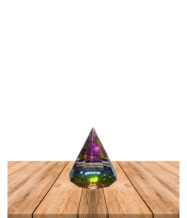 Pirámida Cristal Cono  5 cm JI25-123