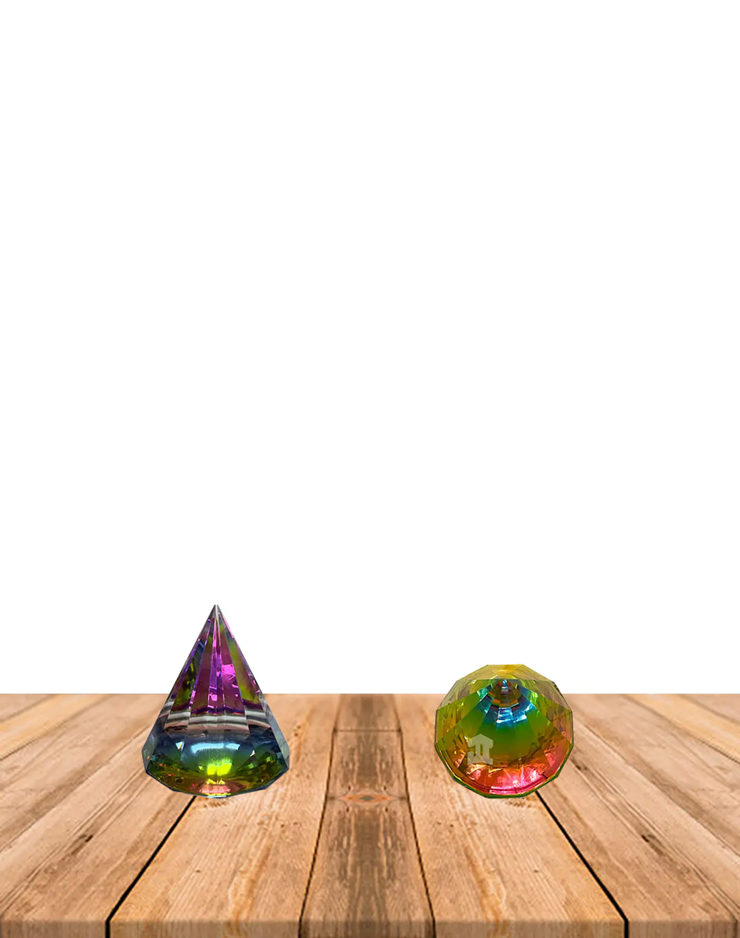 Pirámida Cristal Cono  4 cm JI25-122 2