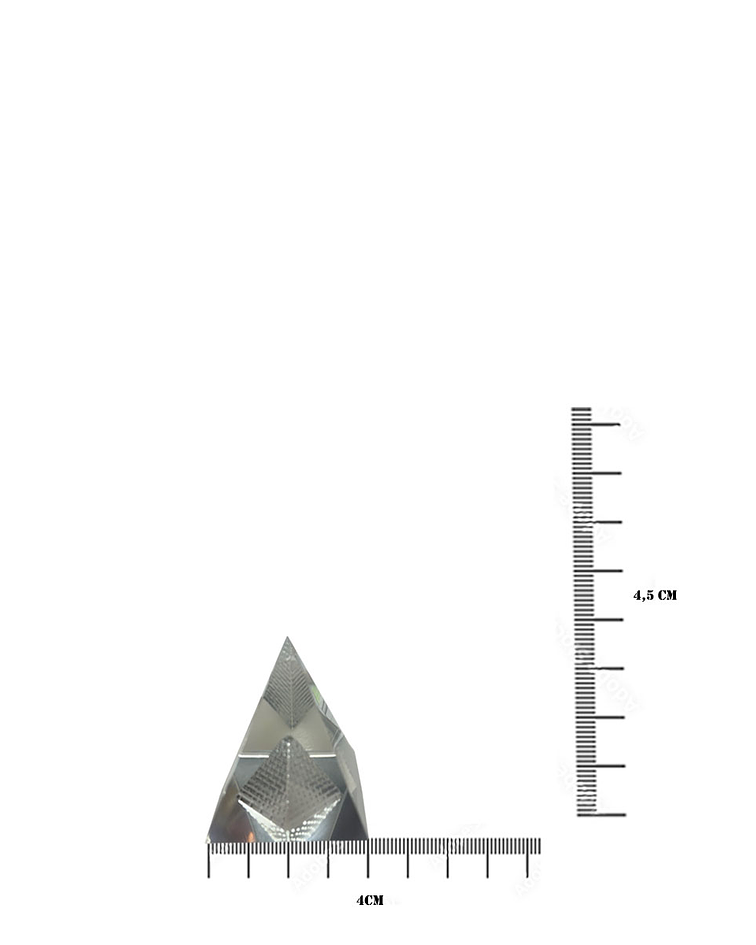 Pirámida Cristal 4 cm JI25-117