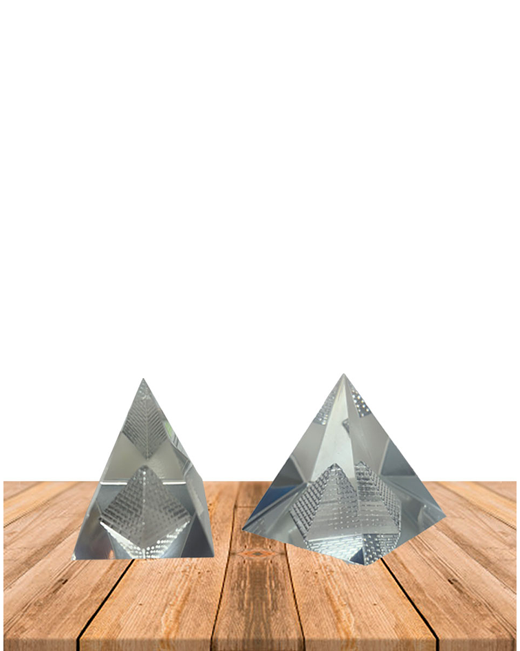 Pirámida Cristal 6 cm JI25-119