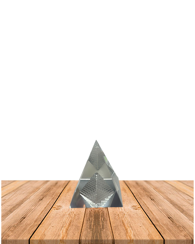 Pirámida Cristal 6 cm JI25-119