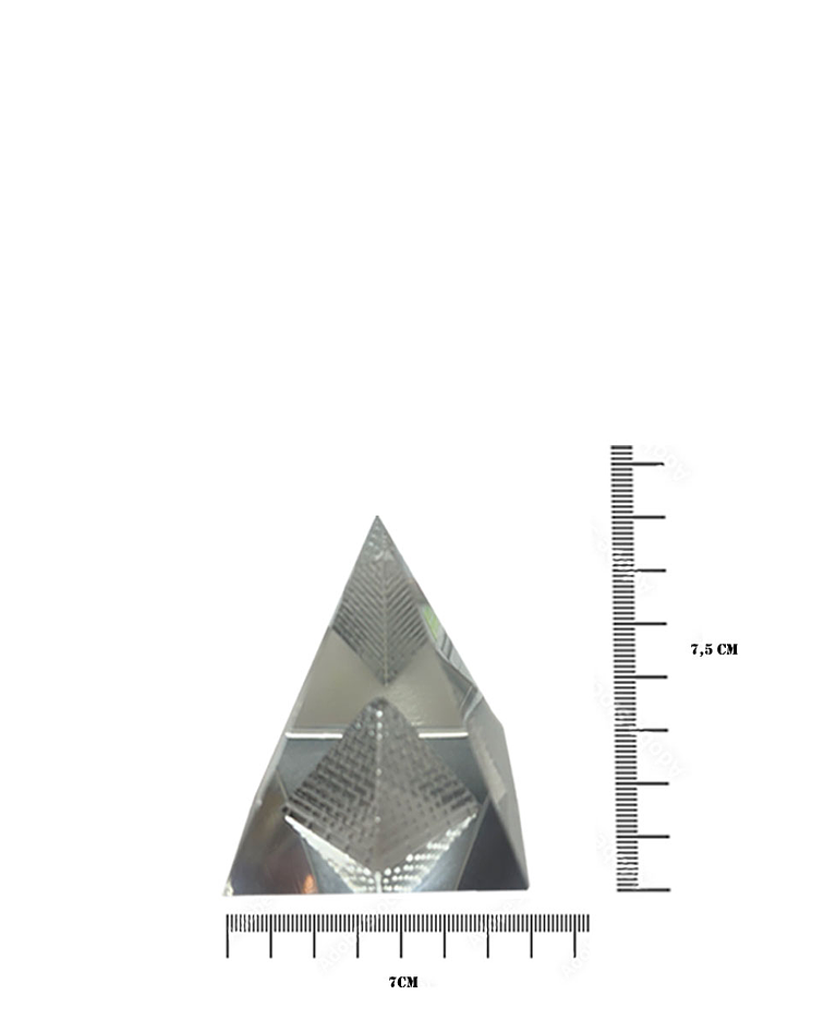 Pirámida Cristal 7 cm JI25-120