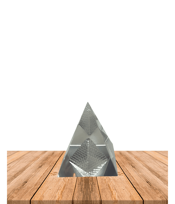Pirámida Cristal 7 cm JI25-120