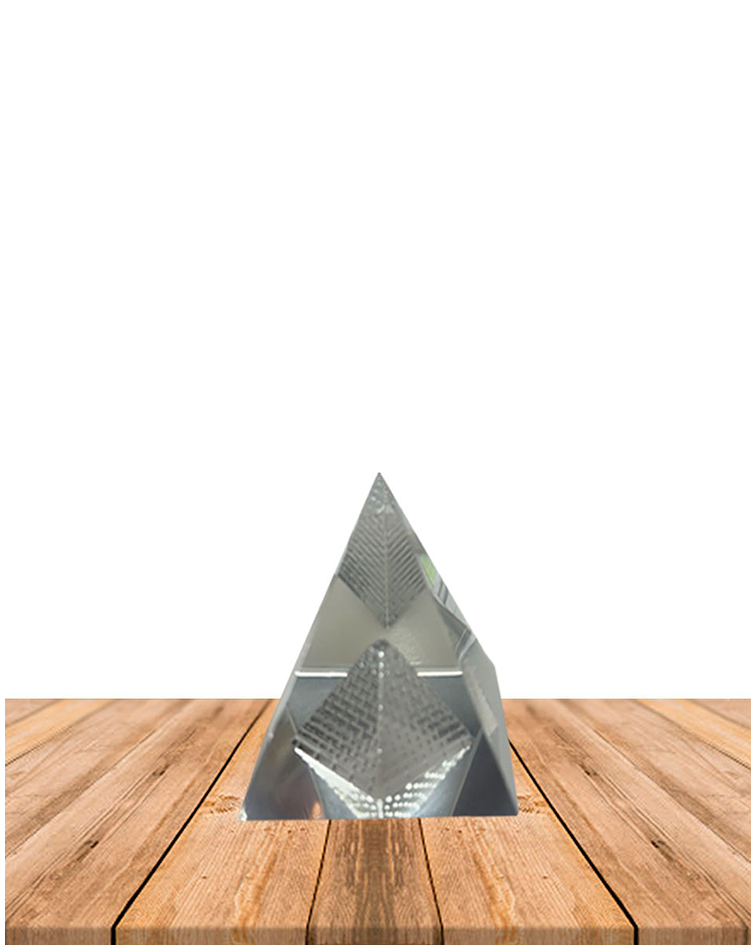 Pirámida Cristal 7 cm JI25-120