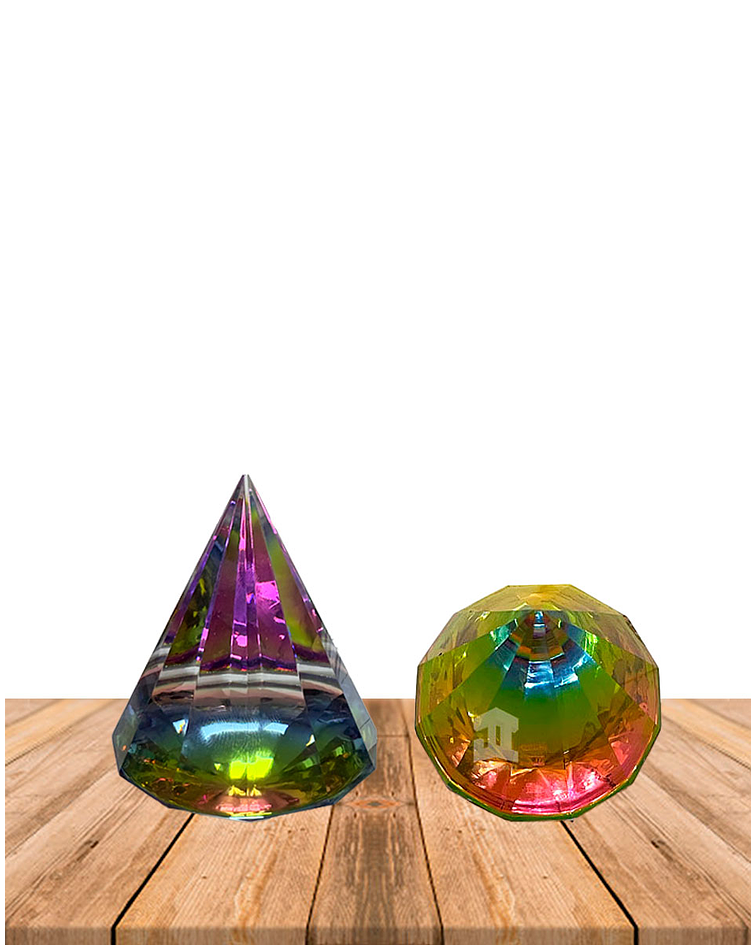 Pirámida Cristal Cono  6 cm JI25-124