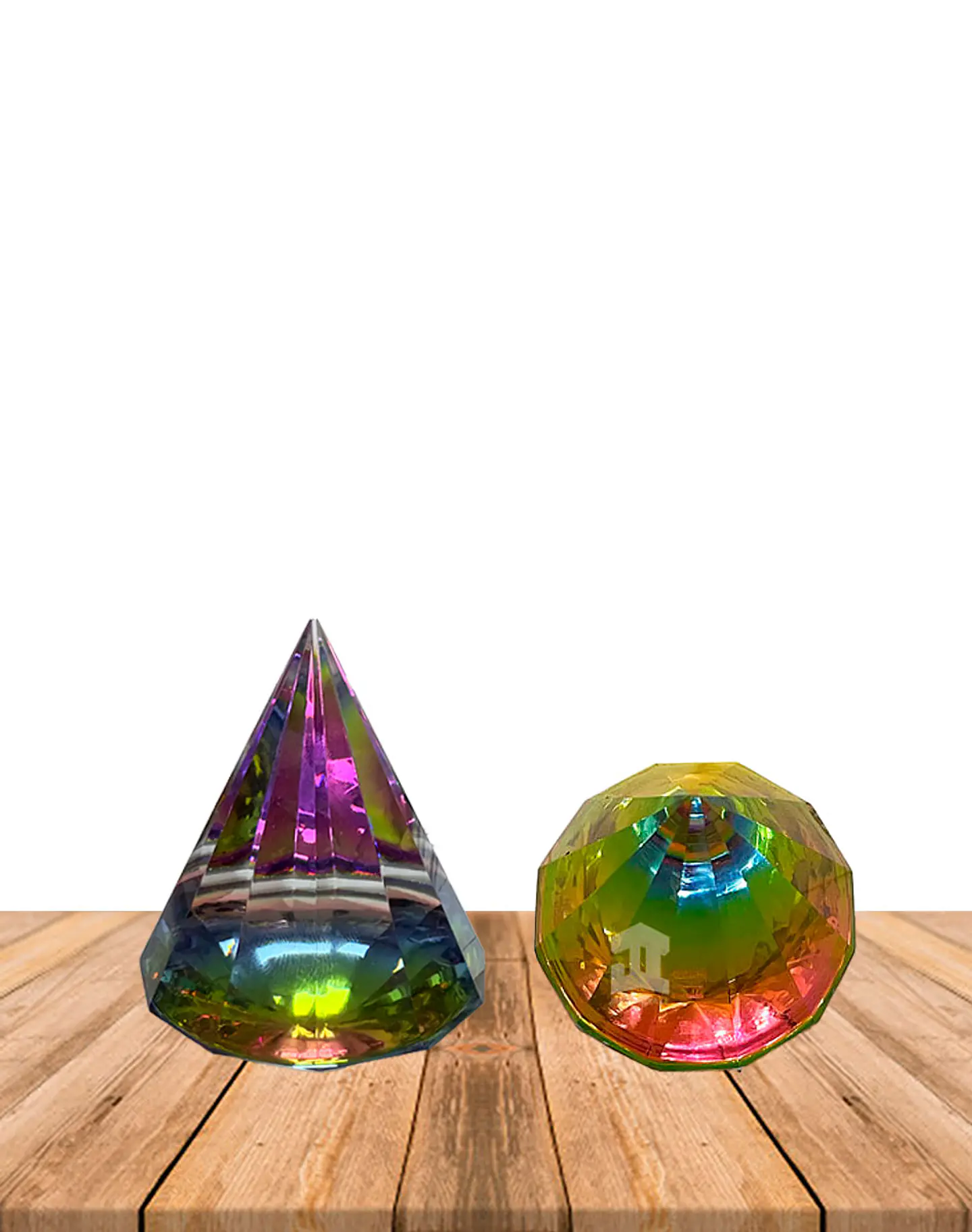 Pirámida Cristal Cono  6 cm JI25-124 2