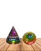 Pirámida Cristal Cono  6 cm JI25-124 - Miniatura 2
