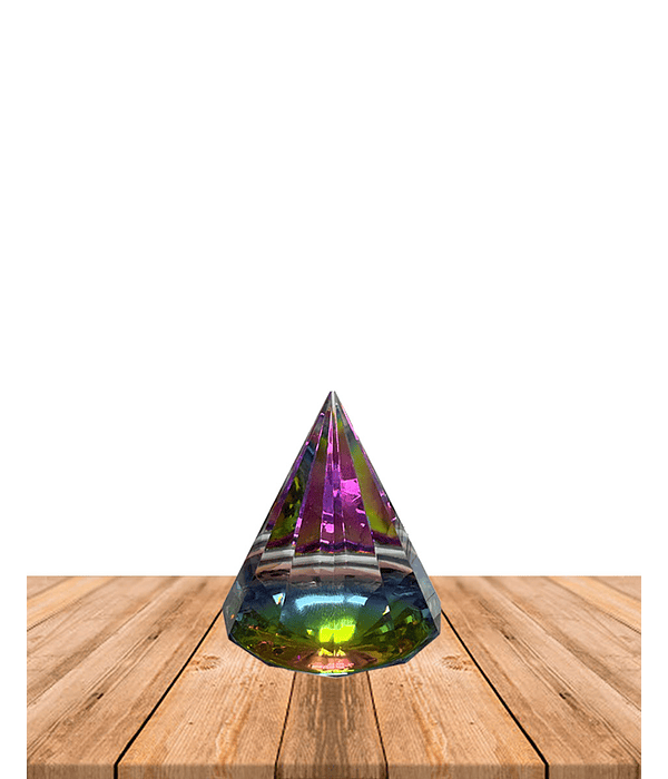 Pirámida Cristal Cono  6 cm JI25-124