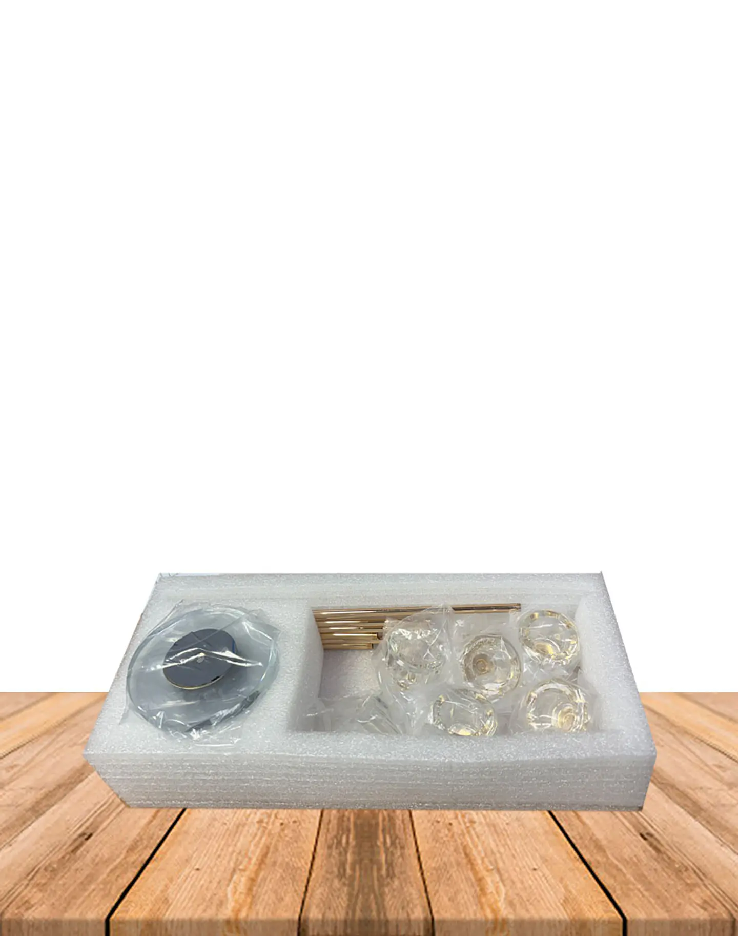 Set Porta Vela Cristal JI25-111 2