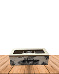 Caja de Té de Madera 3 divisiones