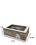 Caja de Té de Madera 6 divisiones