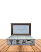 Caja de Té de Madera 6 divisiones- Blanco - Miniatura 2