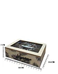 Caja de Té de Madera 6 divisiones hojas - Miniatura 3