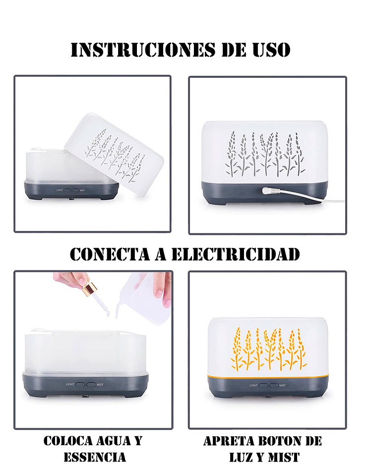 Difusor Humidificador Flame  JI25-230