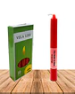 Vela Lisa Esotérica Color Rojo Larga Duración - Miniatura 1