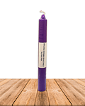 Vela Lisa Esotérica Color Violeta Larga Duración