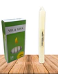 Vela Lisa Esotérica Color Blanca Larga Duración - Miniatura 1