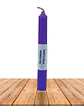 Vela Lisa Esotérica Color Morada Larga Duración - Miniatura 2