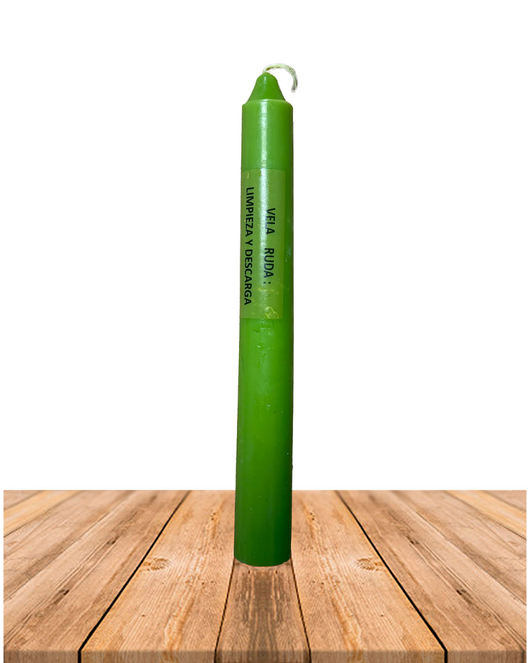 Vela Lisa Esotérica Color Ruda Larga Duración