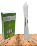 Vela Lisa Esotérica Sal Larga Duración