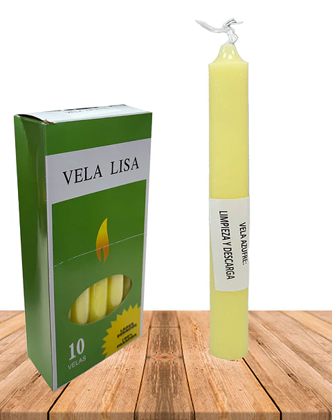 Vela Lisa Esotérica Azufre Larga Duración