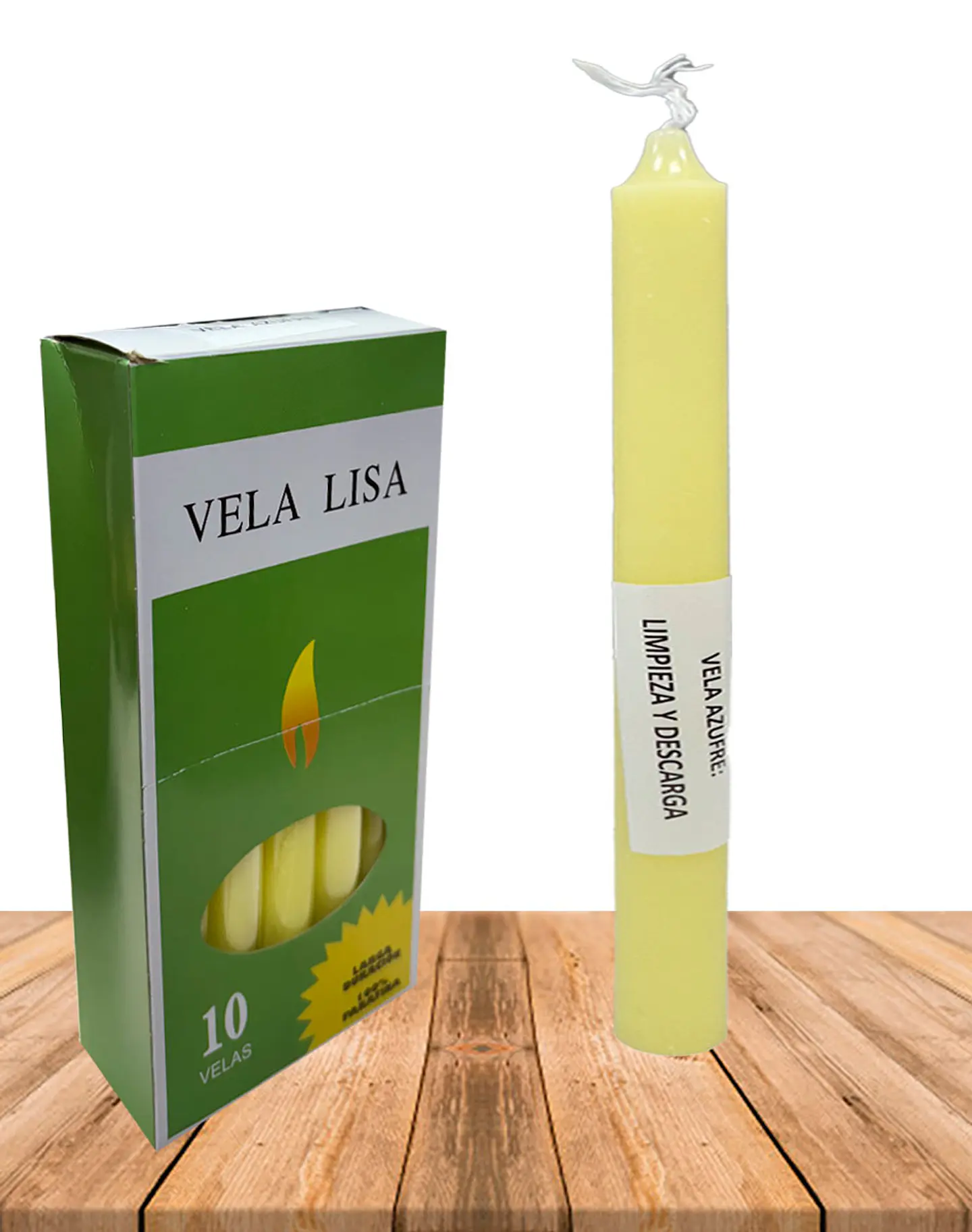 Vela Lisa Esotérica Azufre Larga Duración 1