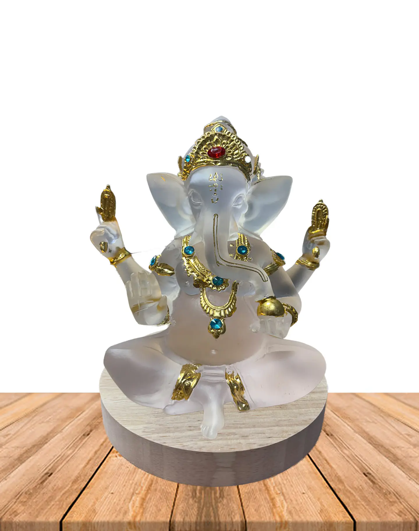 Figura Dios Ganesha con Luz 2