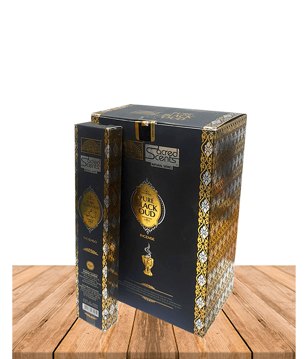 Incienso Parimal Sacred Scents Pure Black Oud 15Gr