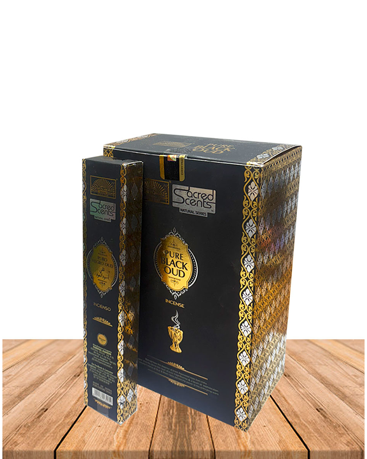 Incienso Parimal Sacred Scents Pure Black Oud 15Gr