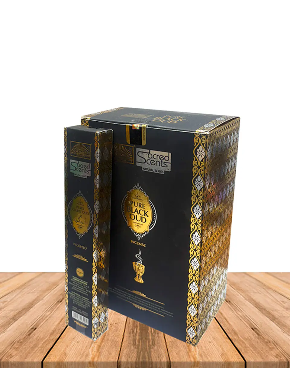 Incienso Parimal Sacred Scents Pure Black Oud 15Gr 1