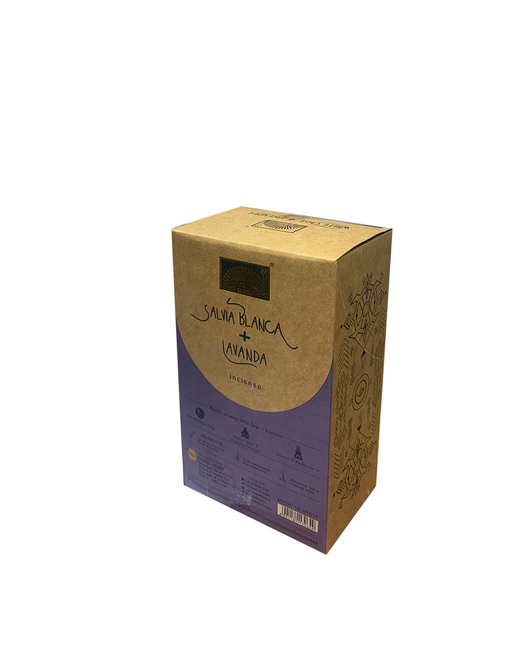 Incienso Yatra Naturals Salvia Blanca & Lavanda 15gr